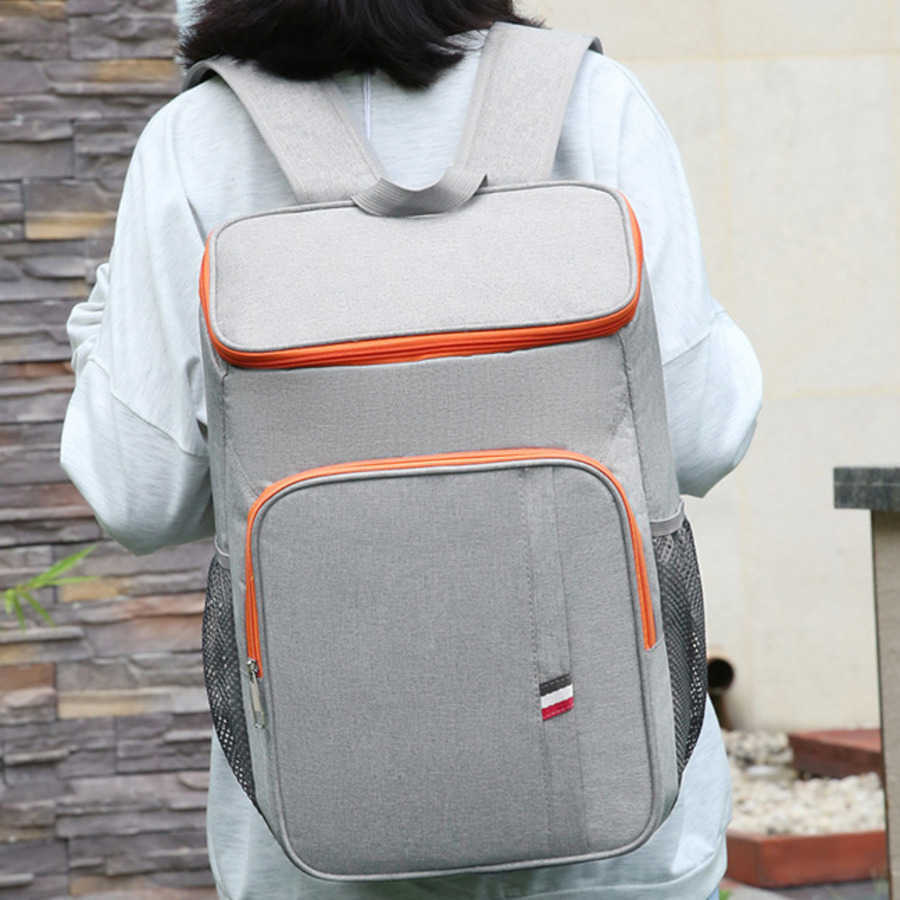 New Picnic Bag Large Capacity Thermal Insulation Bag Outdoor Ice Bag Thickened Thermal Insulation Backpack Waterproof Backpack 240920