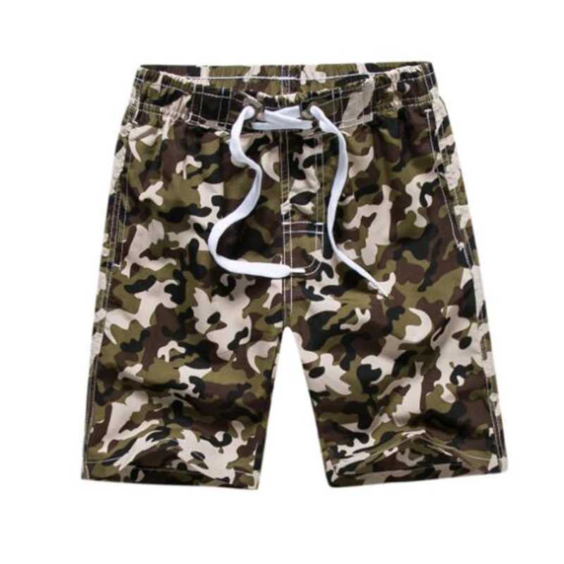 7-16 year old childrens camouflage shorts boys military style casual shorts boys summer beach shorts new fashion streetwear elastic waist W241227