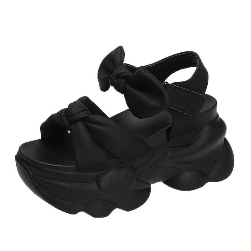 High Quality Sandals Comfort Shoes for Women Muffins shoe Clogs With Heel Suit Female Beige New Sports Flat Thick Girls Black Fashion No T241227