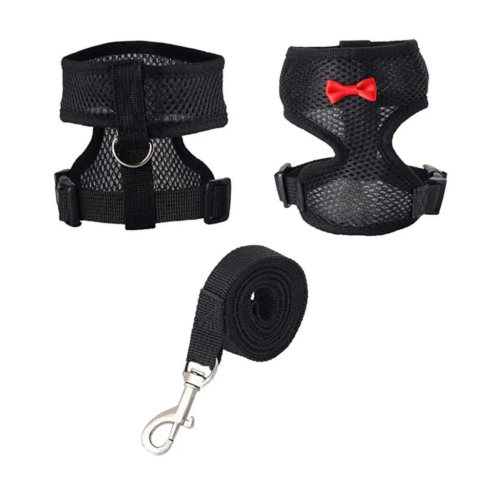 Pet Adjustable Harness Leash for Chicken Puppy Comfortable Breathable Pet Vest for Small Dogs Duck Goose Training Accessories