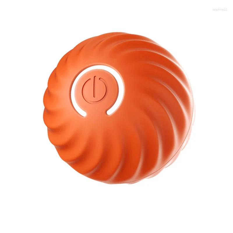 Update Automatic Moving Dog Toy Ball Smart USB Jumping Rotating Interactive Chew For Puppy Toys