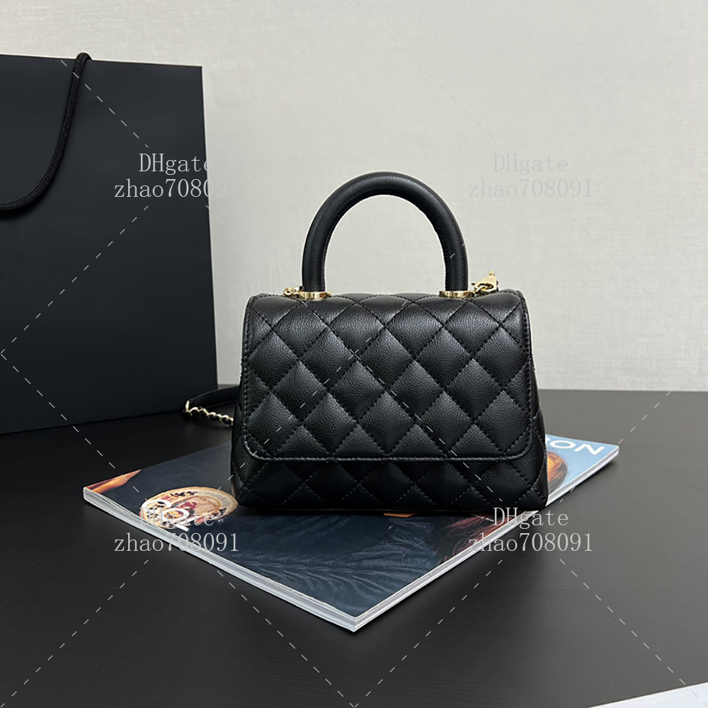Designer Calfskin Mini Handbag - 19cm Luxurious Chain Crossbody Shoulder Bag With Box L024