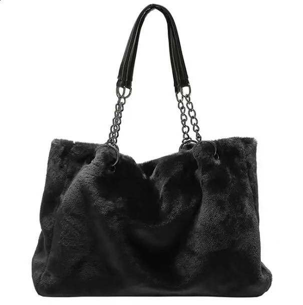 autumn plush womens bag handbag European and American fashion fur big 241225