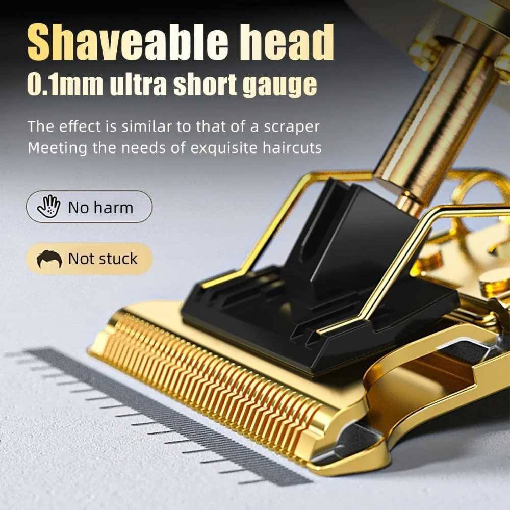 Electric Hair Cutting Machine Rechargeable Barber Hair Trimmer For Men Electric Professional Beard Hair Clipper Shaving Machine W241227