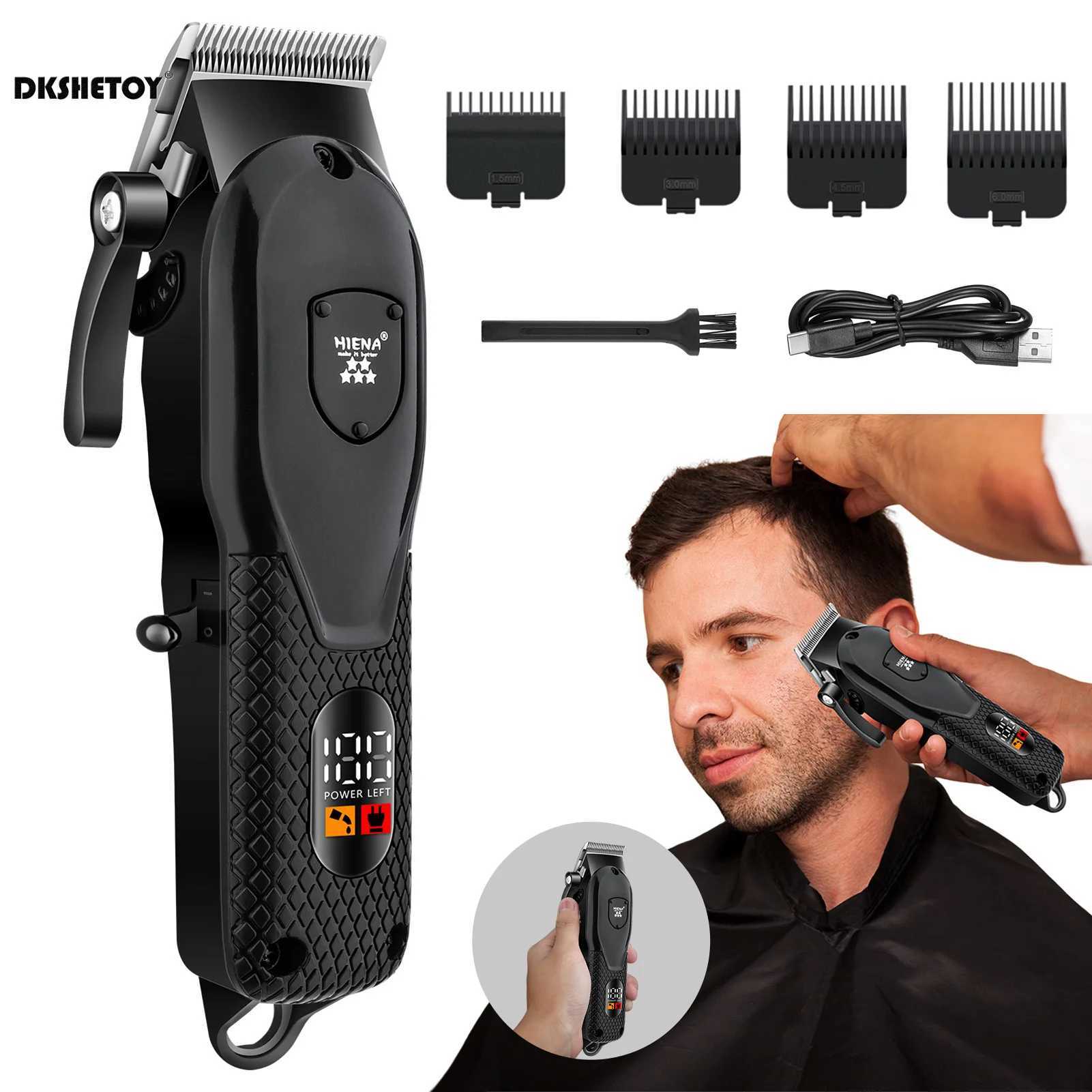 Professional hair cutting machine Electric Hair Trimmer set for men usb Rechargeable Barber hair clippers Wet And Dry haircut W241227