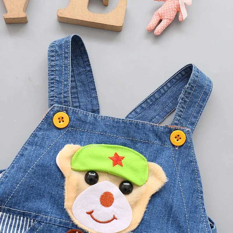 9M-2T baby jacket jeans for boys and girls summer shorts baby jumpsuit hat dog jumpsuit childrens clothing W241227