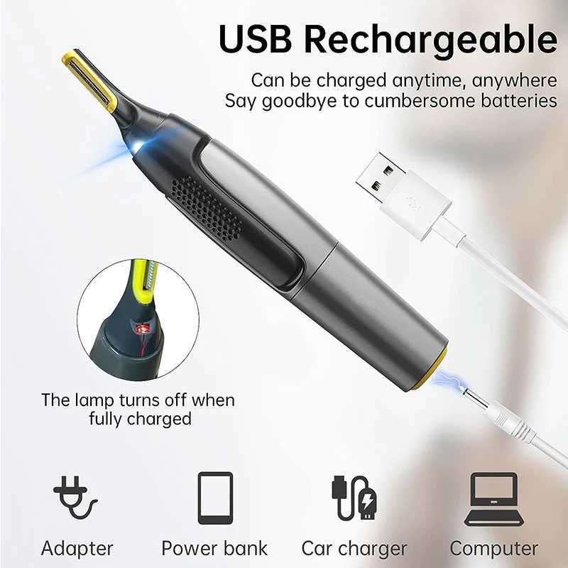 Eyebrow And Nose Hair Trimmer Mini Mens Shaver To Remove Nose Hair Portable Multi-Functional Shaving Sideburns Ear Hair Trimmer W241227