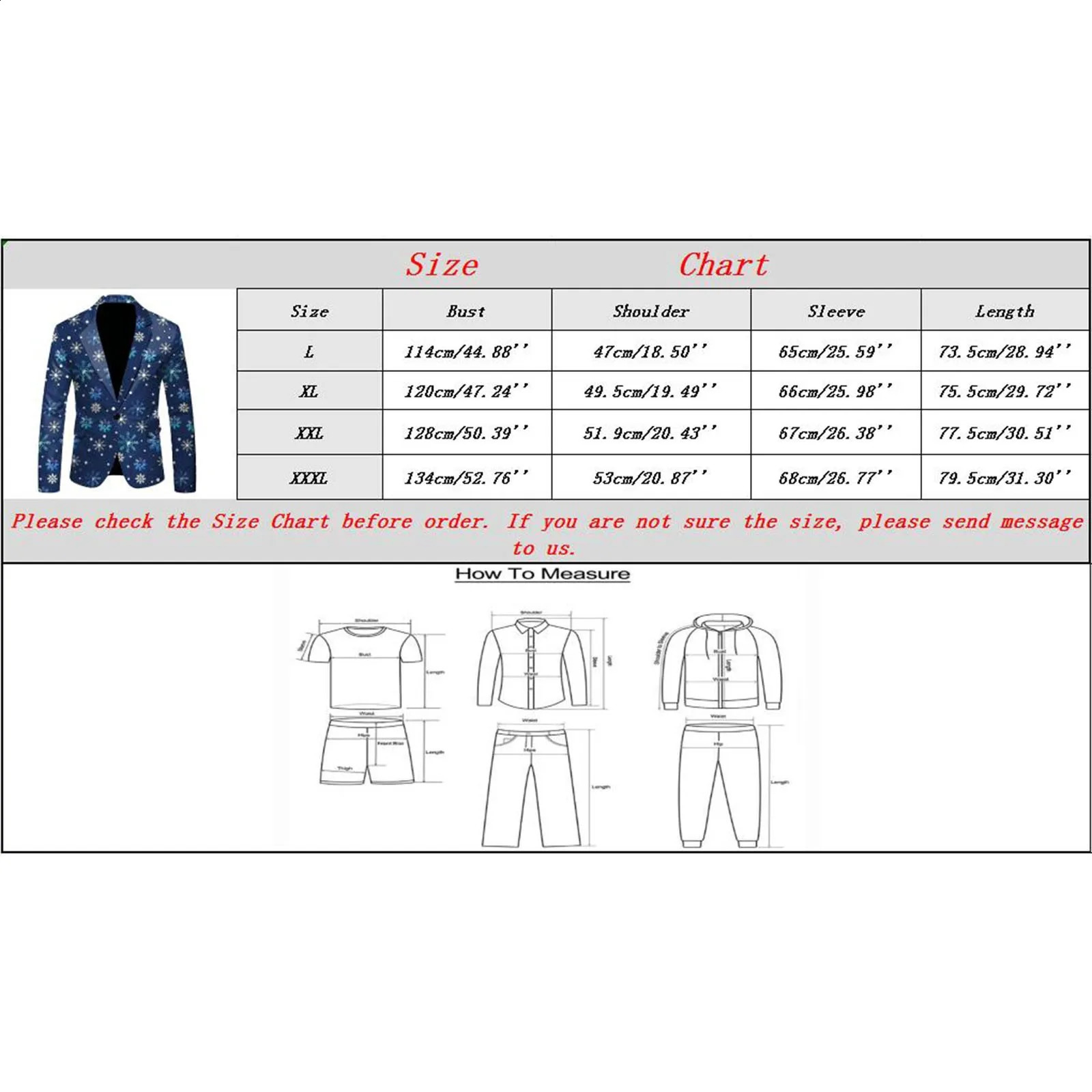 Christmas Gift Men Suit Coat Fashion Printed Pocket Lapel One Button Slim Fit Blazer Winter Party Jacket Plus Size 241227