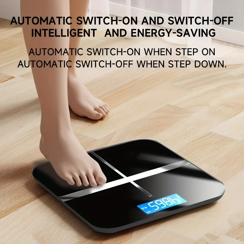 Weight Scale High Accuracy Intelligent Home Small Body Scale Dormitory Weighing Scale High Accuracy Electronic Weighing LCD HD 241226