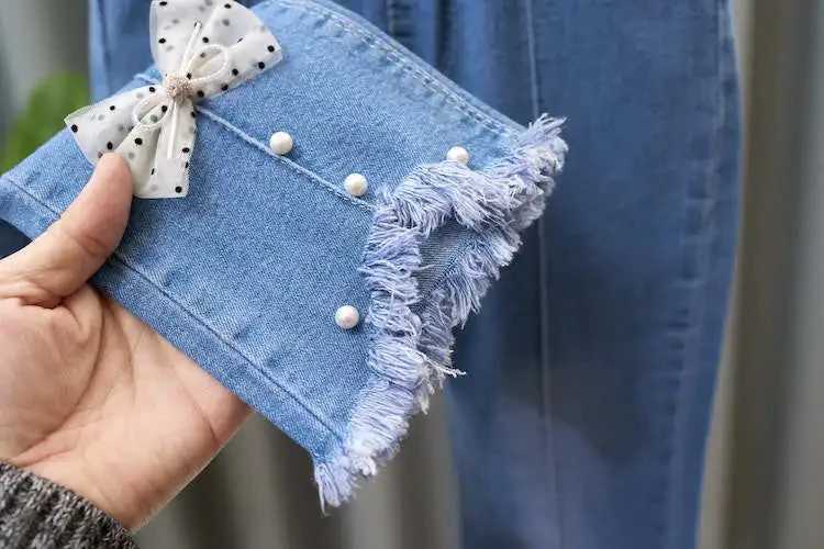 Girls bell bottoms solid color fashionable sle slish Baby Girl Spring Clothes for Flared Pants Casual Trousers 3-12 years old W241227