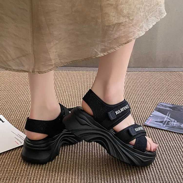 High Quality Sports Sandals Women Summer New Platform Womens Shoes Fashion Solid Color Beach Casual Womens Sandals T241227