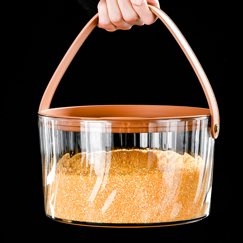 Pet-Friendly Compact Round Food Storage Bin Made from High-Quality PET Material