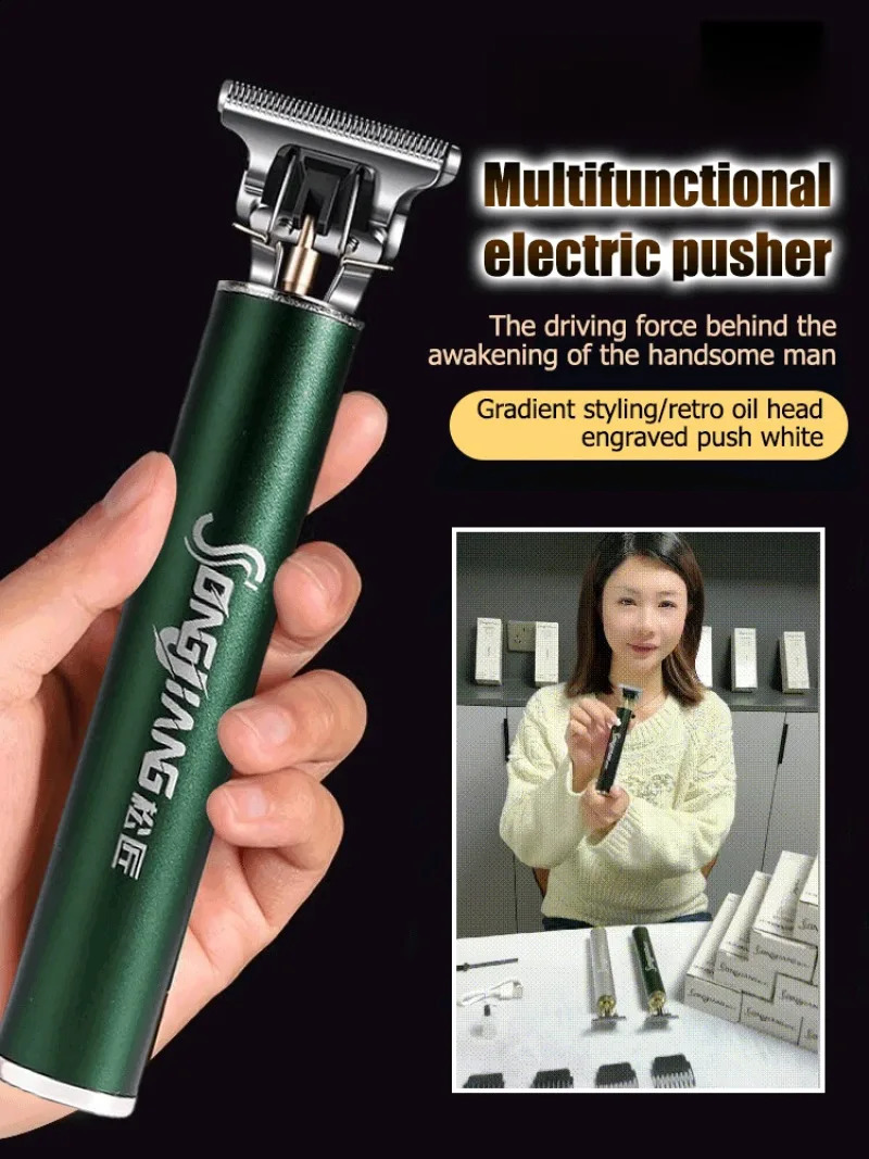 Haircutting Set Complete Electric Haircutting Clipper Pine Artisan Rechargeable Complete Tool Set 241226