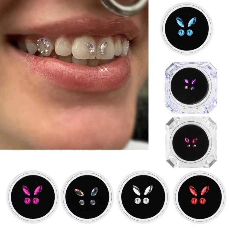 Beauty Diamond Teeth Decoration Reflective Teeth Gemstone Female Teen Teeth Decoration C1FC W241227