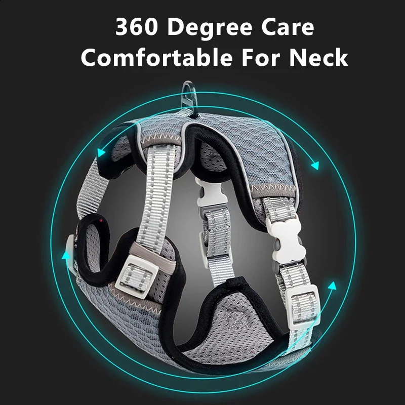 ATUBAN Cat Harness and Leash for Walking Small Escape Proof Cat Harness Large Adjustable Reflective 250106