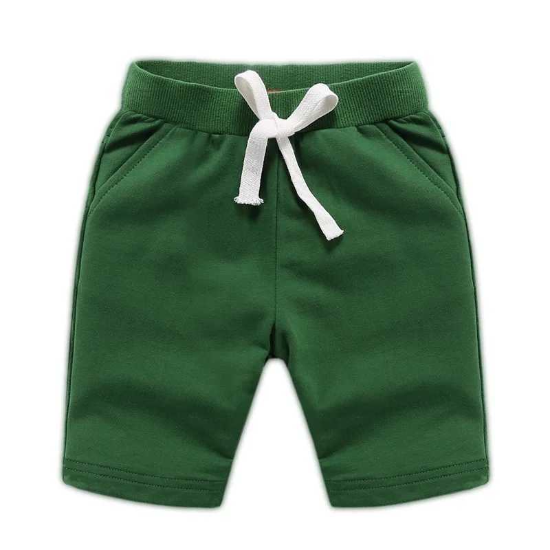 DE PEACH Unisex Summer Cotton Baby Boys Shorts Pants Teenager Kids Boys Girls Solid Casual Shorts For 1-12Years Children Clothes W241227