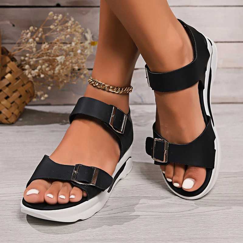 High Quality Rimocy Fashion Platform Sandals Women Summer Thick Sole Non-Slip Sandals Women Outdoor Lightweight Sports Sandals T241227