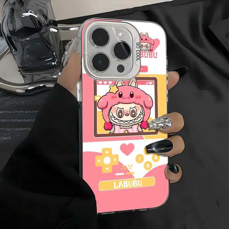 Luxury ar Cute Labubu HOT Chinese Style For iPhone Case 16 15 14 13 12 11 Pro XR XS Max 7 8 Plus Phone Y2K Cool Cover Z250207