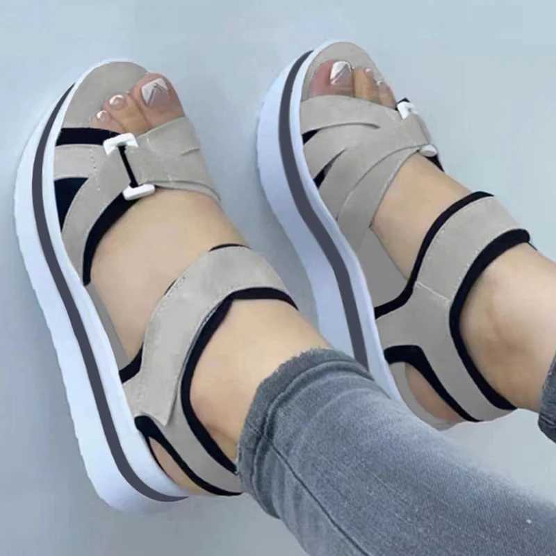 New Arrival Summer Sandals Shoes Women Outdoor Walking Shoes Party Women Shoe Wedge Sandals Woman Beach Footwear Female Sandal Women T250318