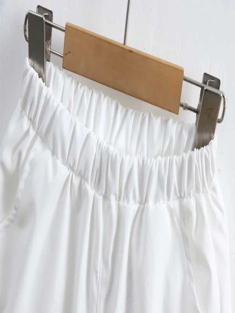 Boys2024 new fashion casual all-match summer simple white shorts W241227