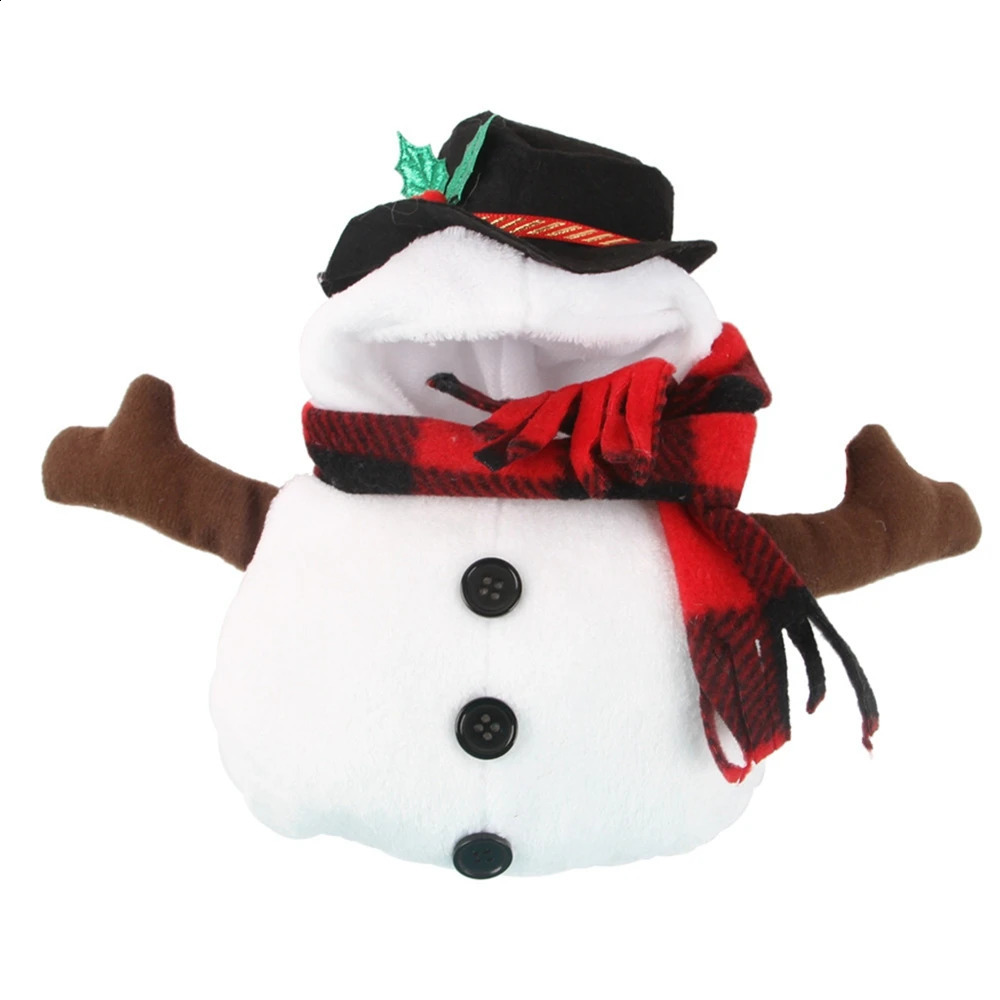 Halloween Dog Cat Costumes Christmas Funny Clothes Autumn And Winter Standing Snowman Costume Pet Supplies 241225