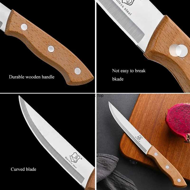 3.5-inch fruit stand knife small kitchen knife stainless steel fruit knife chopper chopper Y241227