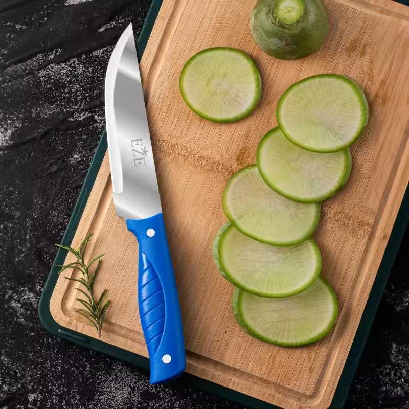 Kitchen Paring Knife Straight Edge Paring Knives Handle between Sharp Kitchen Knife PP Plastic Handle 6inch Pointed Tip Y241227