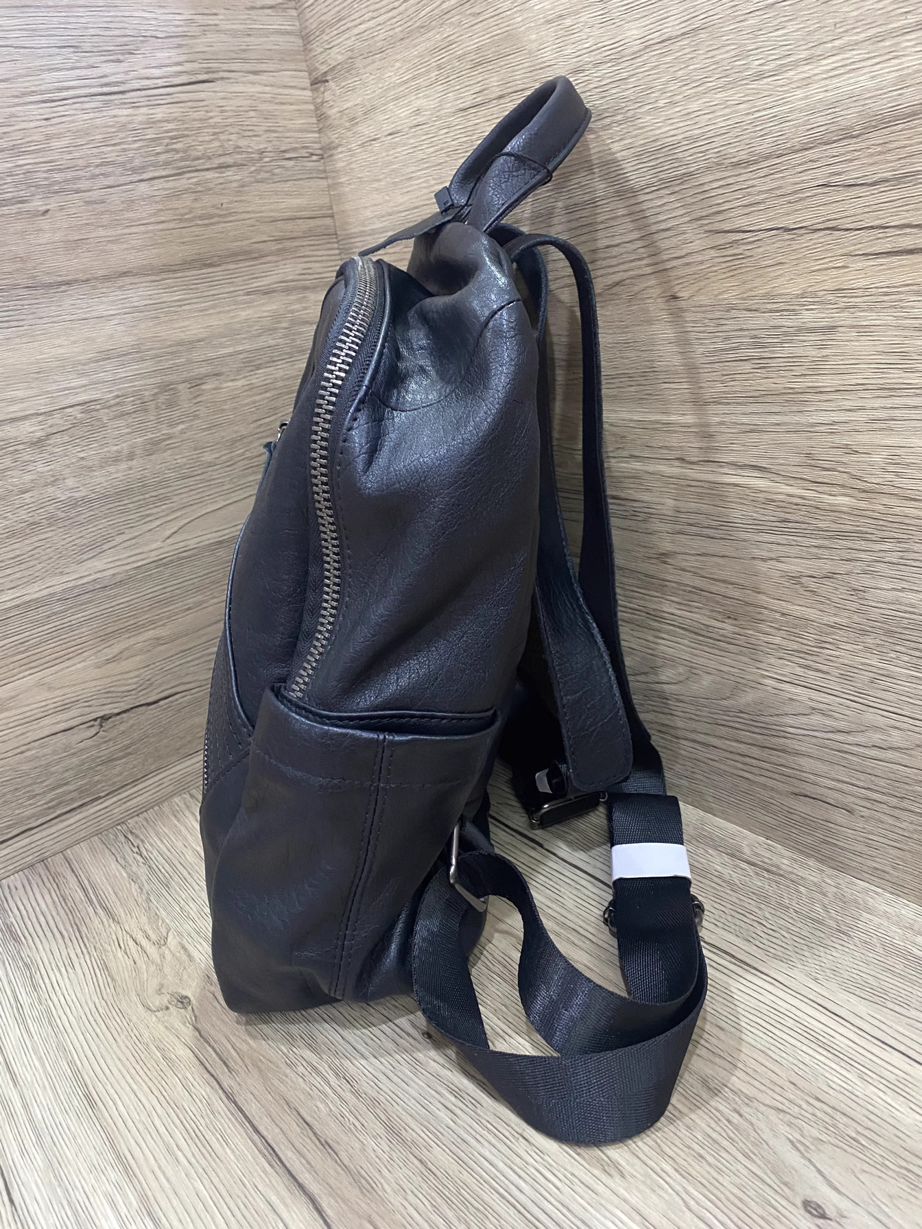 Hippie Shop Soft Leather Backpack Korean Edition Street Versatile Head Layer Cowhide unisex Shoulders