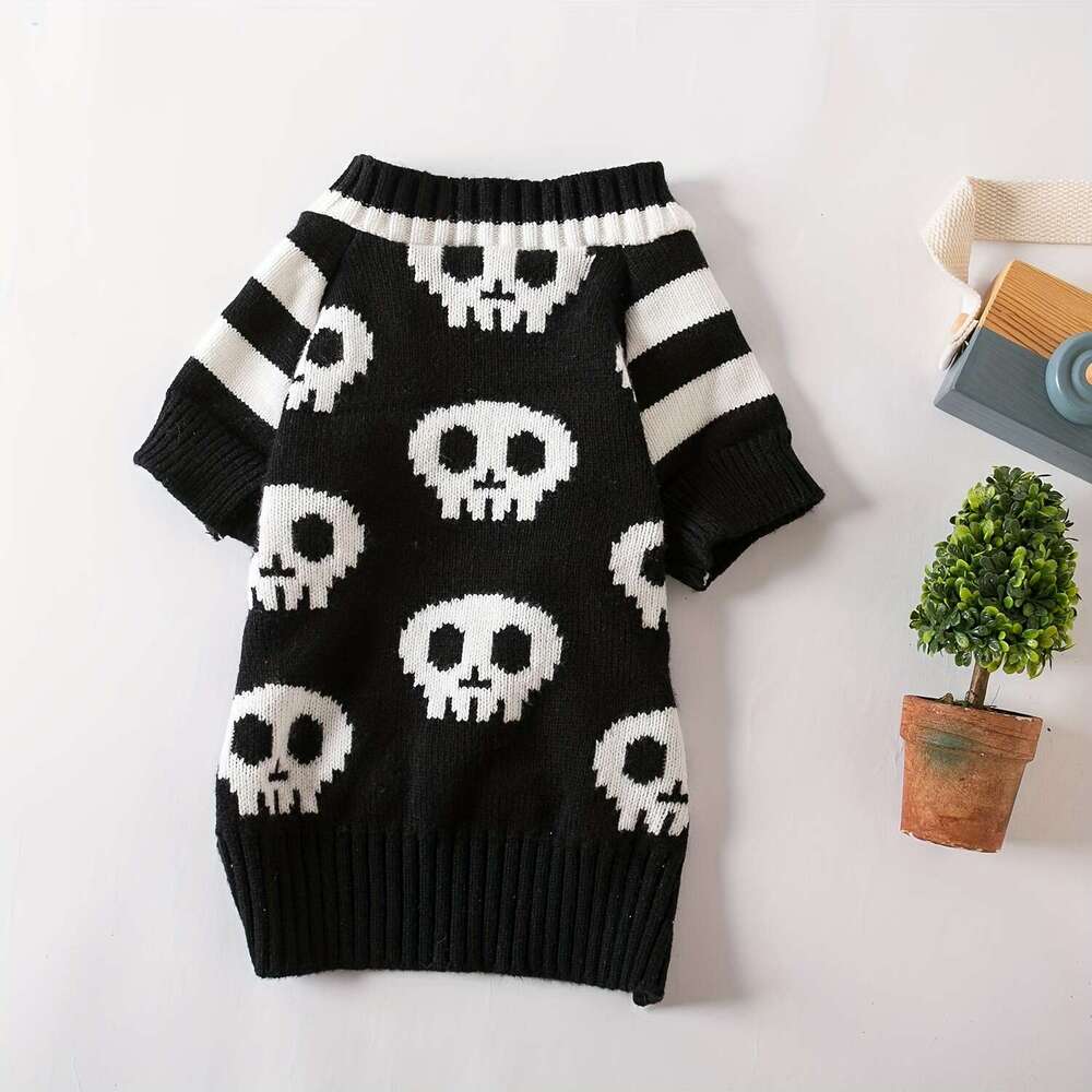 Cozy Knit Winter Dog Sweater - Warm Pullover Pet Apparel for Small to Medium Breeds, hine Washable