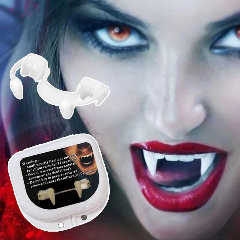 Festival Party Halloween Role-Playing Retractable Vampire Teeth Werewolf Teeth Zombie Teeth Vampire Dentures Holiday Party Props W241227