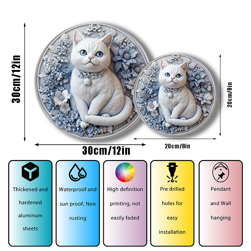 Customized Circular Aluminum Pet Memorial Decoration - Premium Quality Pet Ornaments and Souvenir Tombstone