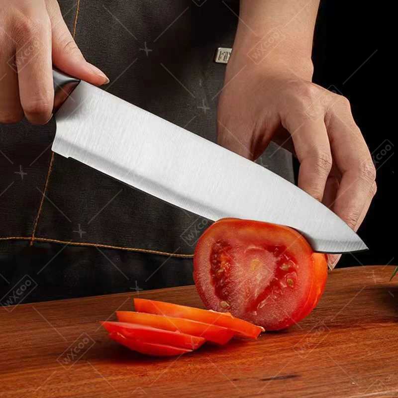 WXCOO stainless steel kitchen chef knife cutting and slicing knife household fruit with kitchen knife Mti posture kitchen knife Y241227