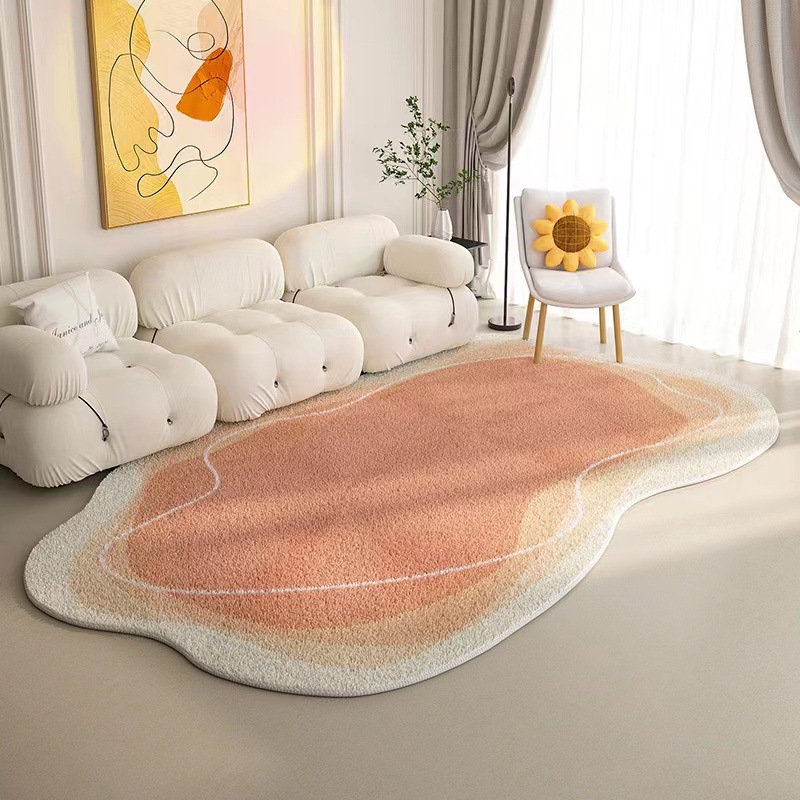 4983-52.88-Carpets Living Room Decoration Large Size Black Gray Powder Non Slip Floor