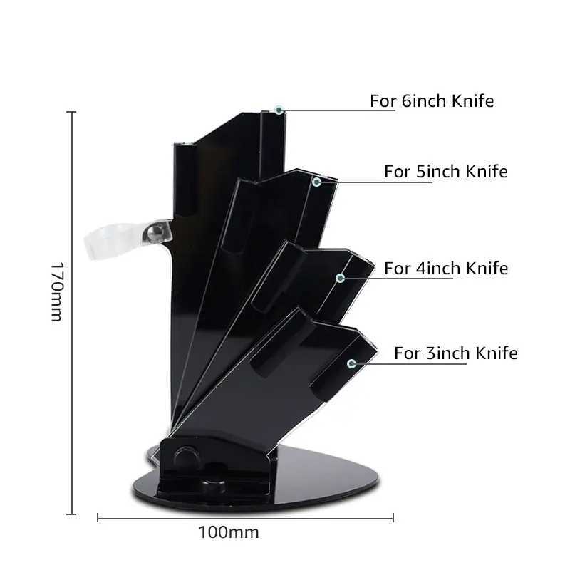 Ceramic knife set with holder+Beeler 3 Paring 4 5 Slicing 6 kitchen knife Mti functional black blade with holder Y241227