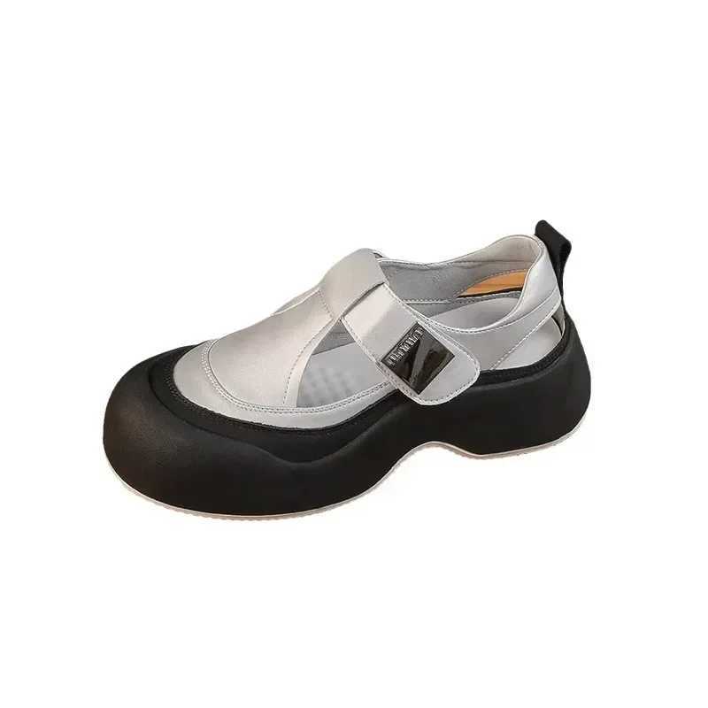 High Quality New Platform Women Casual Loafers Shoes Mid Heels Hollow Sandals Summer Brand Sport Running Cozy Women Shoes Sneakers T241227