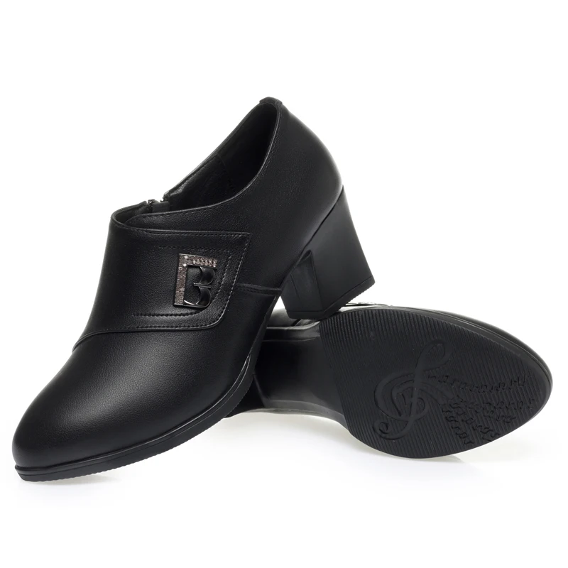 AIYUQI Dress Shoes Women Genuine Leather Spring Shoes Women Large Size Fashion Women's Office Shoes