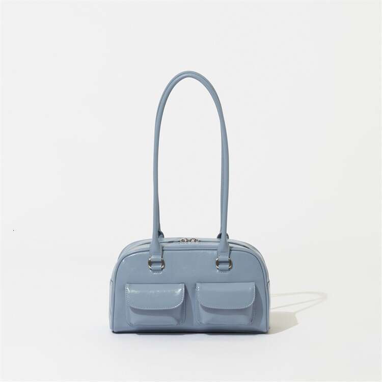 Women's Bags Handbag Momei Same Oil Wax Leather Bow With Multiple Pockets, Underarm Bag, Commuting Hand, Single Shoulder