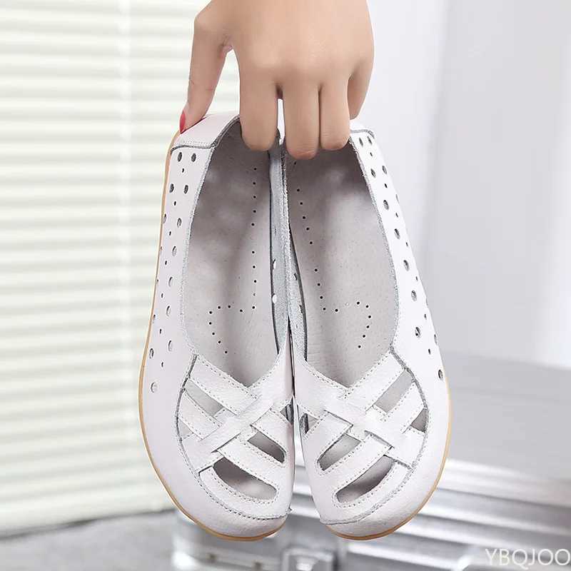 High Quality Women Flats Shoes Slip on Shoes For Women FAshion Womens Flat Genuine Leather Women Shoes Casual Female Shoes Women T241227