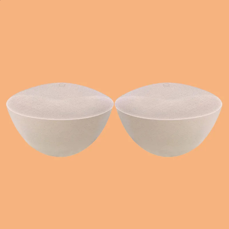1 Pair 8cm Thick Sexy Latex Bra Pads Breast Insert Push Up Bra Enhancer Swimsuit Bikini Padded able Chest Accessories 241226