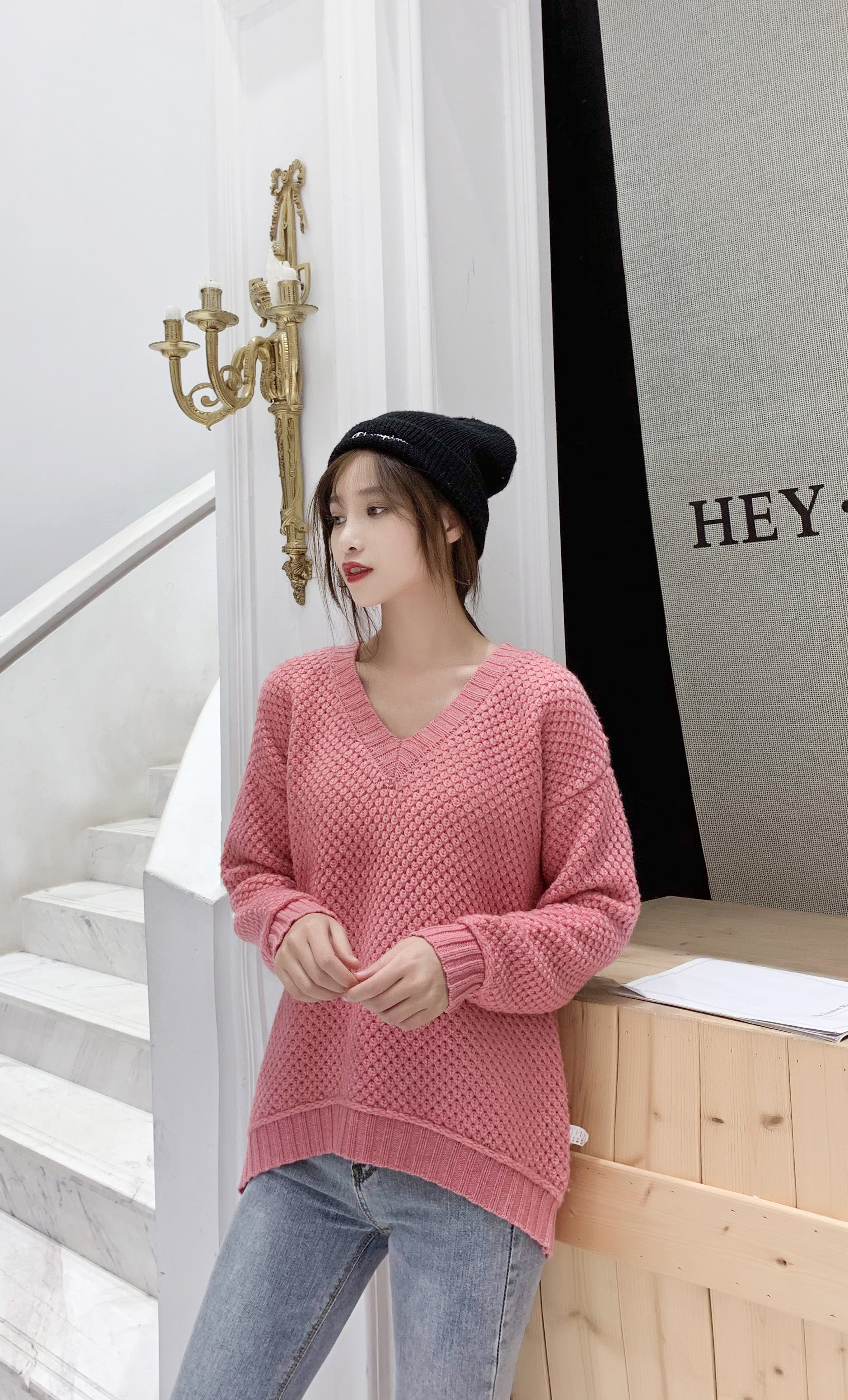 Women's Chic Slim Fit Wool Pullover - Cozy & Stylish Autumn Knitwear