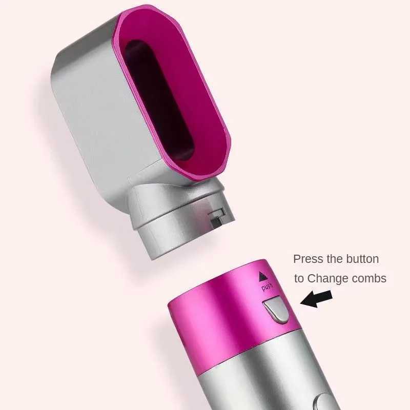 New Arrival Multifunctional Electric Curler Convenient and Automatic Curling Rod Comb Hair Dryer Hot Air 5 in 1 Z241227