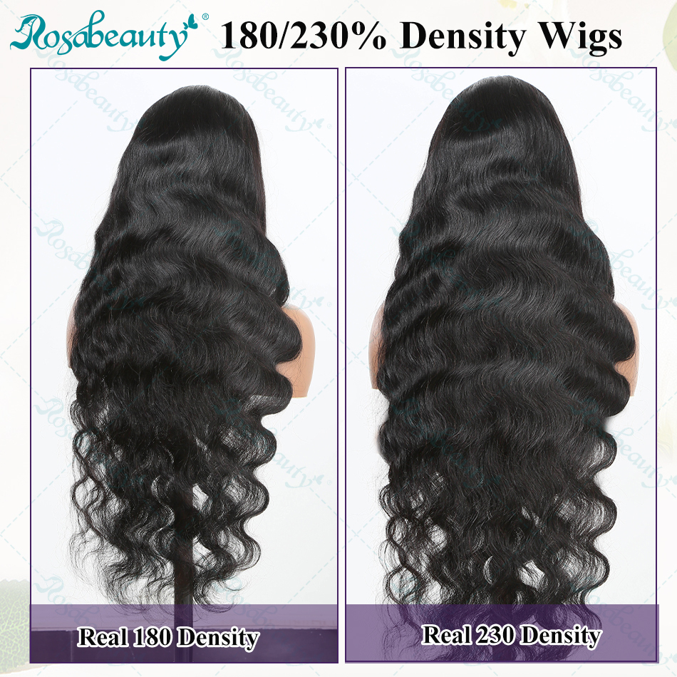 Hd Transparent 13X4 13X6 Body Wave Front Human Hair Preplucked Brazilian Lace Frontal For Women 5X5 6X6 Closure Wig