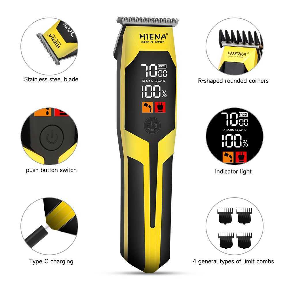 HIENA HYN-030 Hair clipper hair cut machine mens hair clipper home appliance professional barber machinestrimmer for men W241227