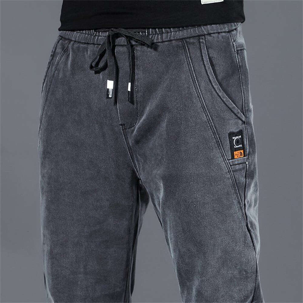 New Man pants Hip Hop Harem Jeans trousers Loose Joggers Denim Casual Sweatpants Korea Trousers Streetwear Men Clothing