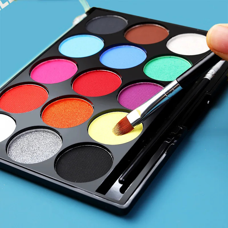 Body Paint Art Children Makeup Painting Pigment Kit 12 Colors 15 ColorOily Face PaintsHalloween Stage Face Painting For Women 241224