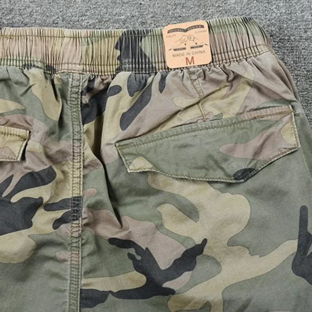 Male Trousers Camouflage Regular Fit Hiking Mens Cargo Pants Camo Winter Korean Outdoor Oversize Slacks est Baggy In 241226