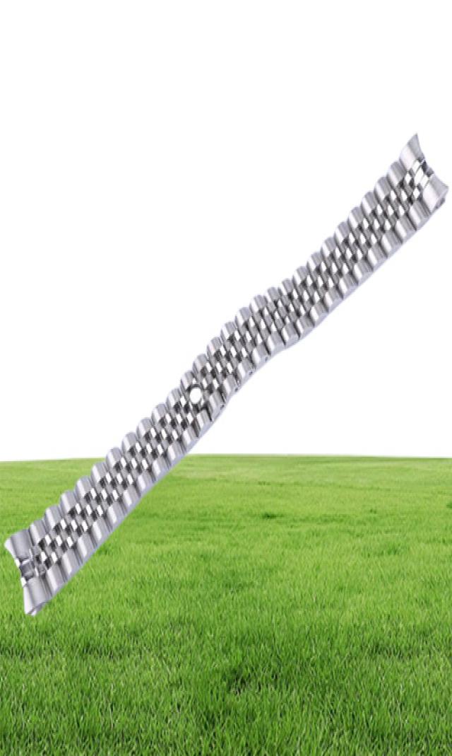 For Datej 36mm20mm Datej 41mm 21mm 316L Stainless Steel Jubilee Silver Gold Wrist Watch Band Strap Bracelet Solid Screw Links3813070