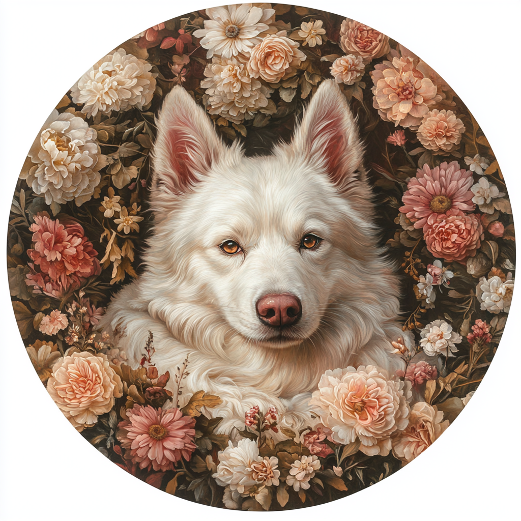 Customized Pet Memorial | Premium Quality Circular Aluminum Decorative Painting | Personalized Pet Souvenir Tombstone