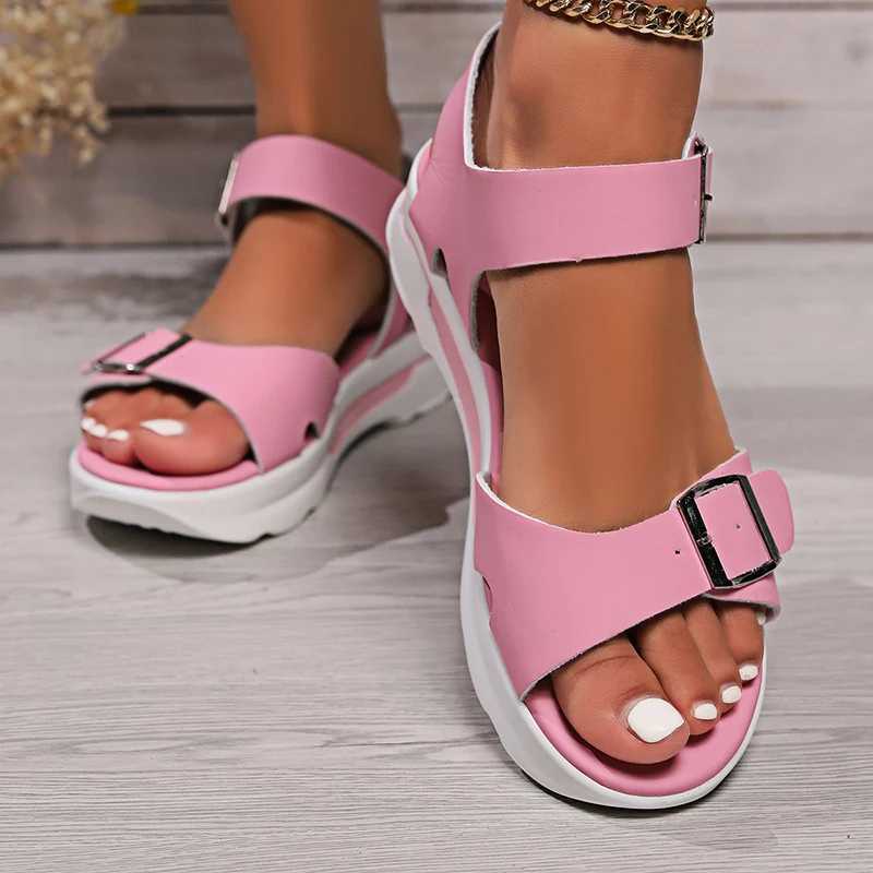 High Quality Rimocy Fashion Platform Sandals Women Summer Thick Sole Non-Slip Sandals Women Outdoor Lightweight Sports Sandals T241227