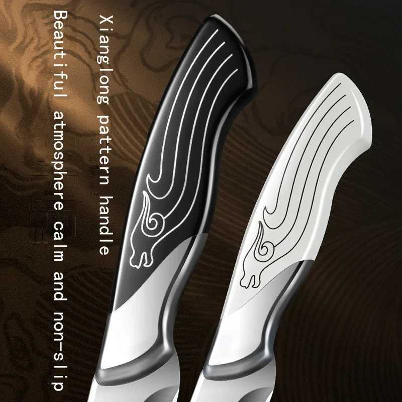 High grade stainless steel roast duck knife Mti functional roast duck knife kitchen chef barbecue knife Y241227